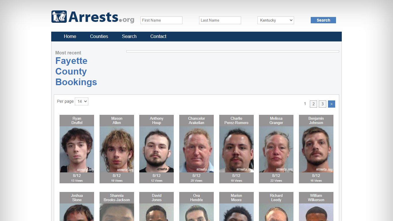 Fayette County Arrests and Inmate Search